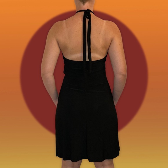 Blu:m High Neck Backless Sequin Dress, Festive & Elegant - Picture 4 of 11